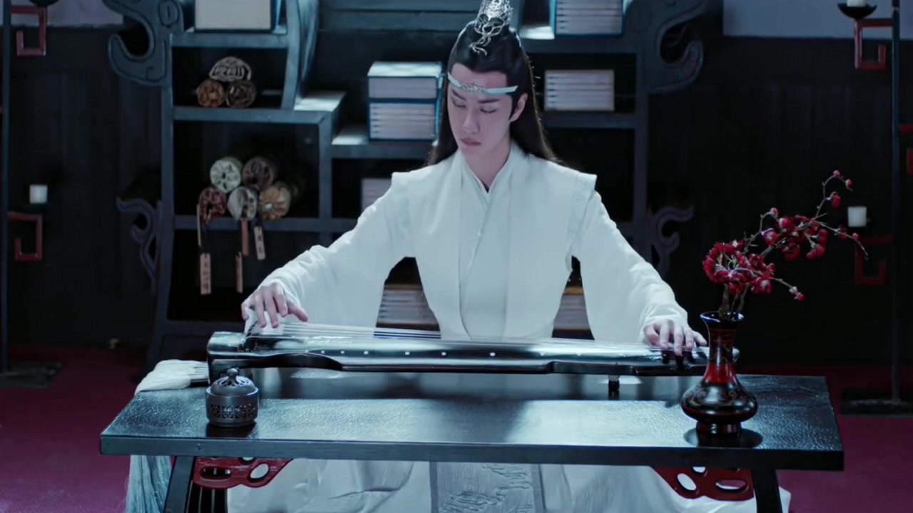 陈情令:蓝忘机给魏无羡弹琴疗伤,"禁言,凝神"成了蓝湛口头禅