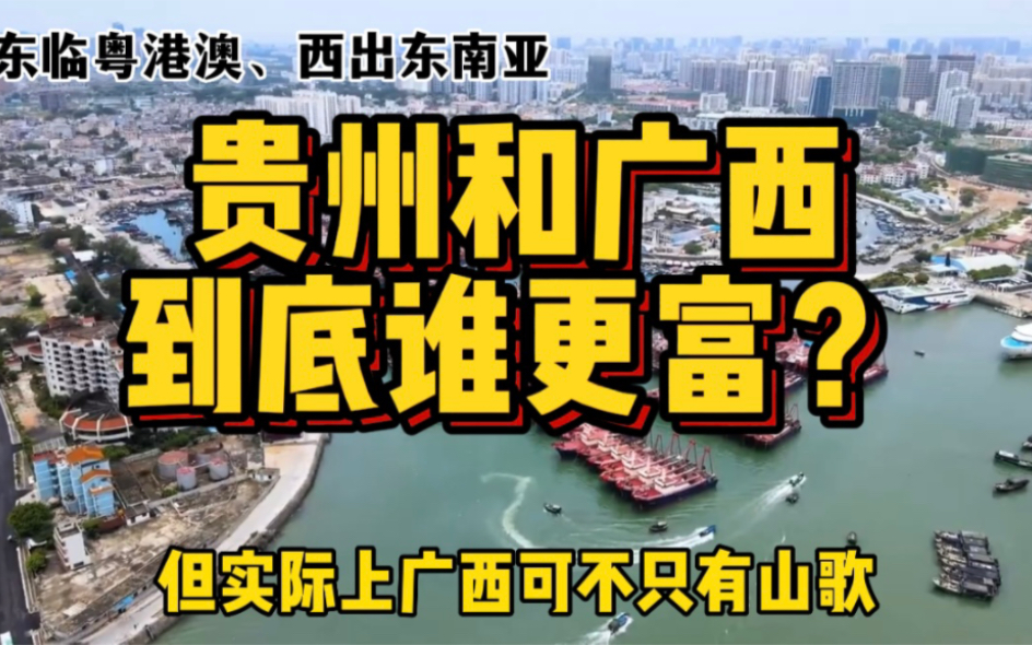 南方两大网红省份,工业巨头和烟酒新贵,贵州和广西谁更富?哔哩哔哩bilibili