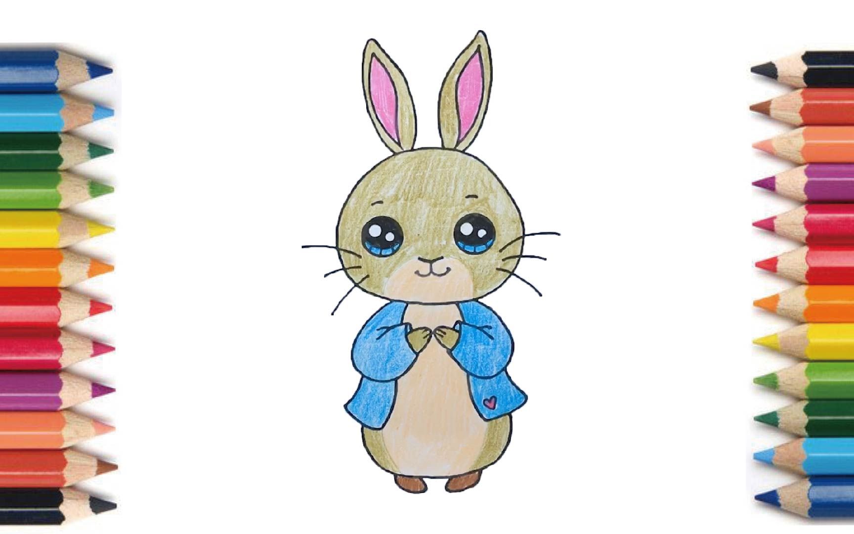 [图]【Coloring】Peter Rabbit 【塗り絵】ピーターラビット 【涂色】彼得兔 #Coloring 620