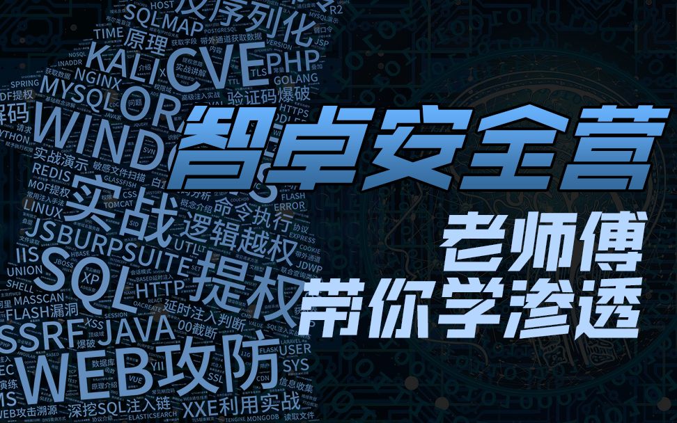 【智卓安全】2022最新黑客教程,WEB安全,渗透测试,网络安全工程师,黑盒白盒,系统攻防,老师傅带你起飞哔哩哔哩bilibili