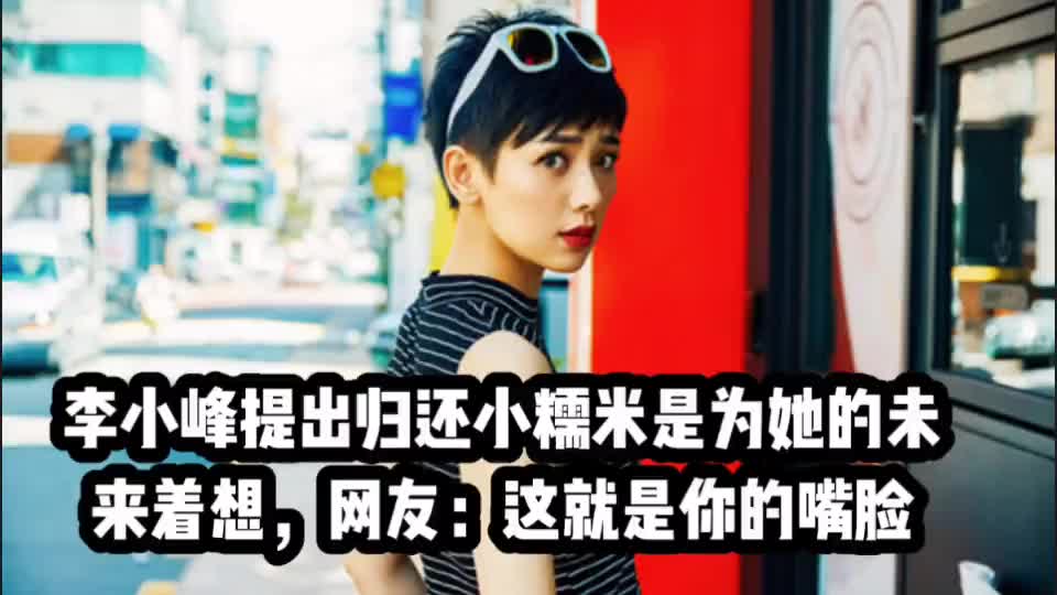 李小峰提出归还小糯米是为她的未来着想,网友:这就是你的嘴脸哔哩哔哩bilibili