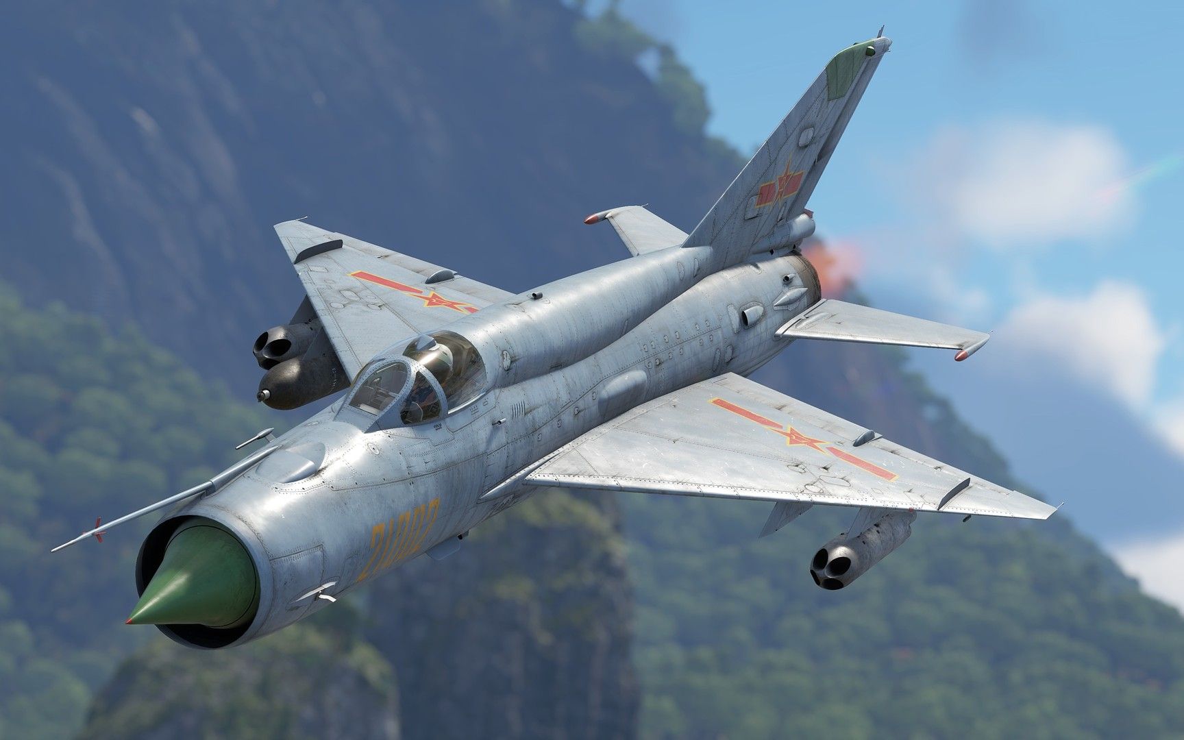 战争雷霆中系歼7d礼包试飞