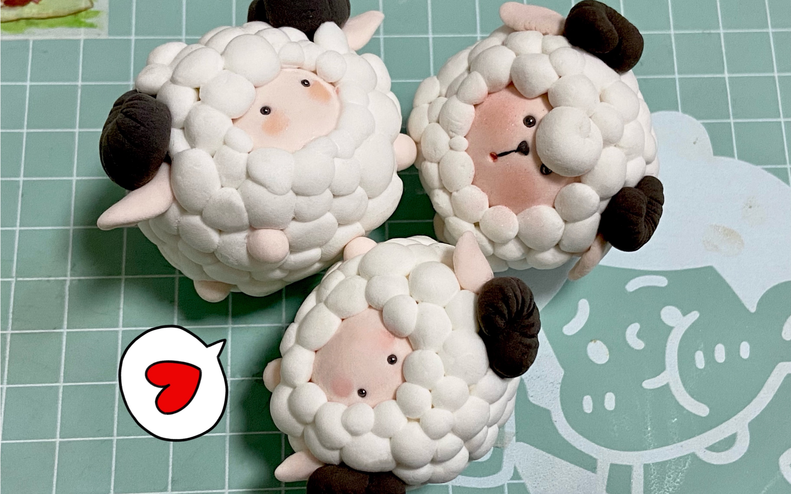 【超轻粘土】小羊咩咩