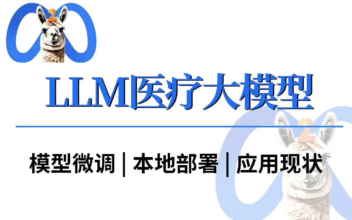 强推!最适合新手入门的【LLM医疗大模型】教程:医疗大模型LLM应用现状及如何微调一个医疗大模型?我竟然一天就搞懂了!Llama2模型申请与本地部署...