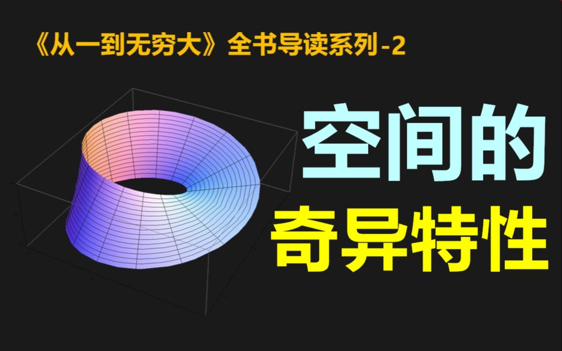 【读书笔记】莫比乌斯环?克莱因瓶?谈谈那些奇妙的空间特性从一到无穷大02哔哩哔哩bilibili