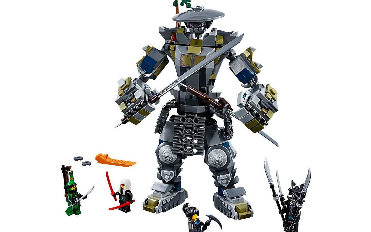 乐高 lego 70658 幻影忍者 奧尼泰坦武士 拼搭搬砖视频