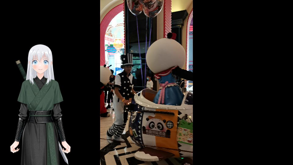 长隆熊猫酒店的卡通巡演