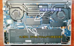 Download Video: 华硕无畏pro15 2024笔记本内存条更换，成功点亮。配置ultra9，rtx4060，16g，1t。其中一条8g内存更换为32g