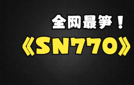 全网最笋,西数SN770固态硬盘!哔哩哔哩bilibili