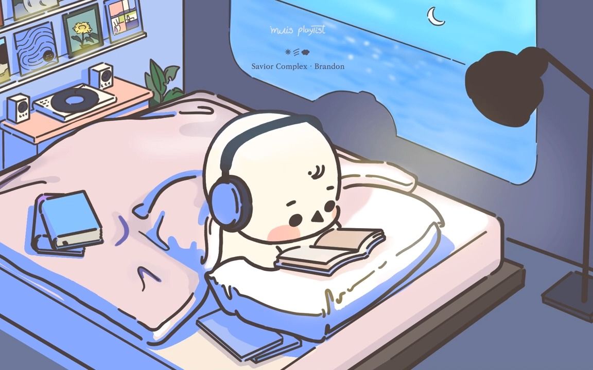 [图]【Playlist】在床上悠闲地听的流行歌曲 睡眠音乐 | 轻音乐 | 安静的音乐