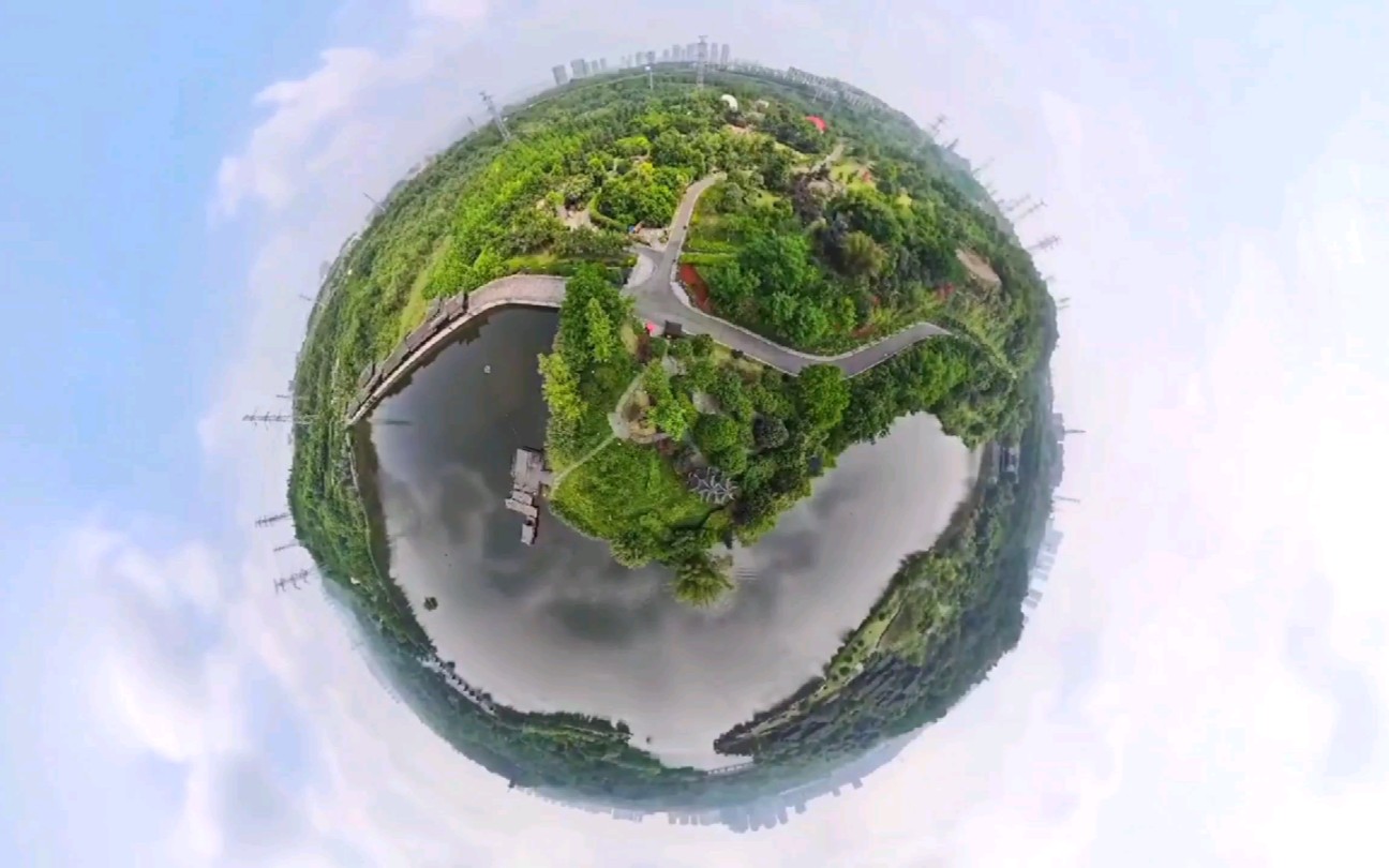 大疆air2航拍摄影,重庆园博园旅游景区拍摄,无人机航拍摄影