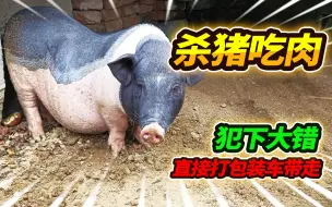 Download Video: 香猪噜噜造反大闹鱼房，跟大哥两人合力围捕，直接套袋上车去宰杀