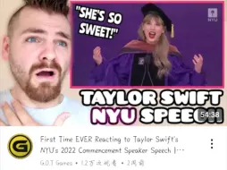 Скачать видео: 中英双语G.O.T Games Reacts to Taylor Swift's NYU's 2022 Commencement Speaker Speech