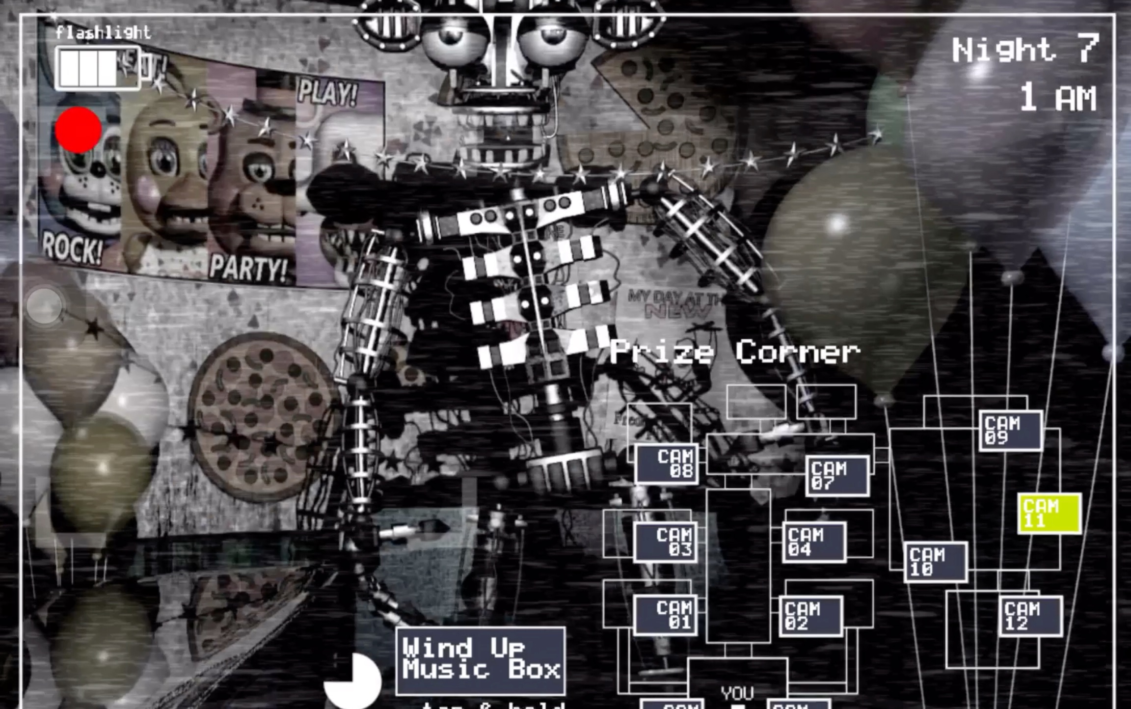 我居然遇到了骨架彩蛋!(fnaf2)