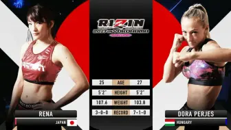 Rizin King三浦伶奈vs Jazzy Gabert 哔哩哔哩 Bilibili