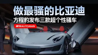 Download Video: 一口气带你看方程豹三台新车——比亚迪骚起来了！