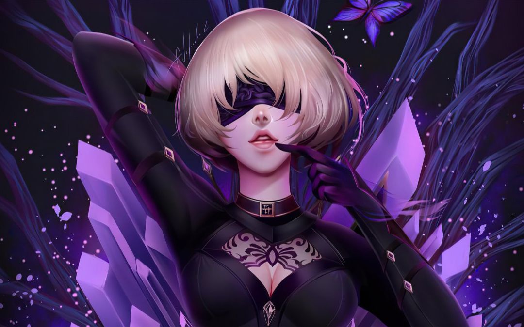 尼尔机械纪元-2b小姐姐zbrush建模全过程制作详解!