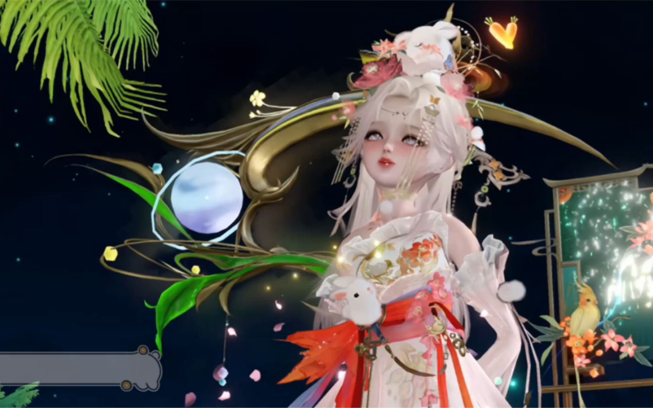 新年好啊,小兔子～#天谕手游# #玉蕊新桃# #流光# #天谕萝莉# bgm:小