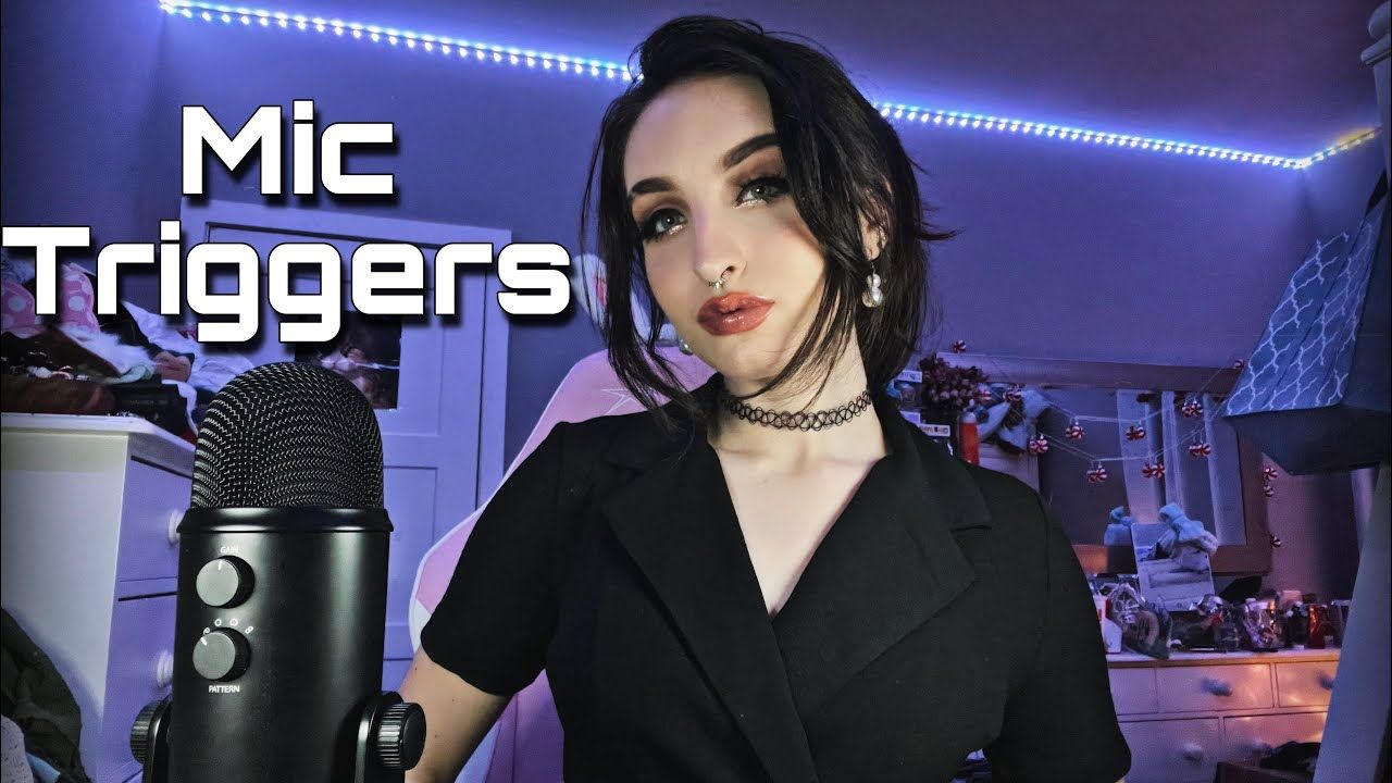 ASMR  Intense Mic Gripping, Rubbing, Fast Mic Triggers w Mouth Sounds哔哩哔哩bilibili