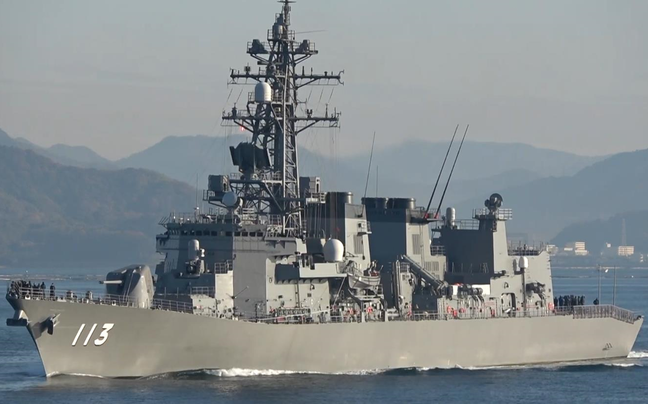 【海上自卫队】高波级驱逐舰"涟波"号(dd-113)吴基地出港(2020/12/11)