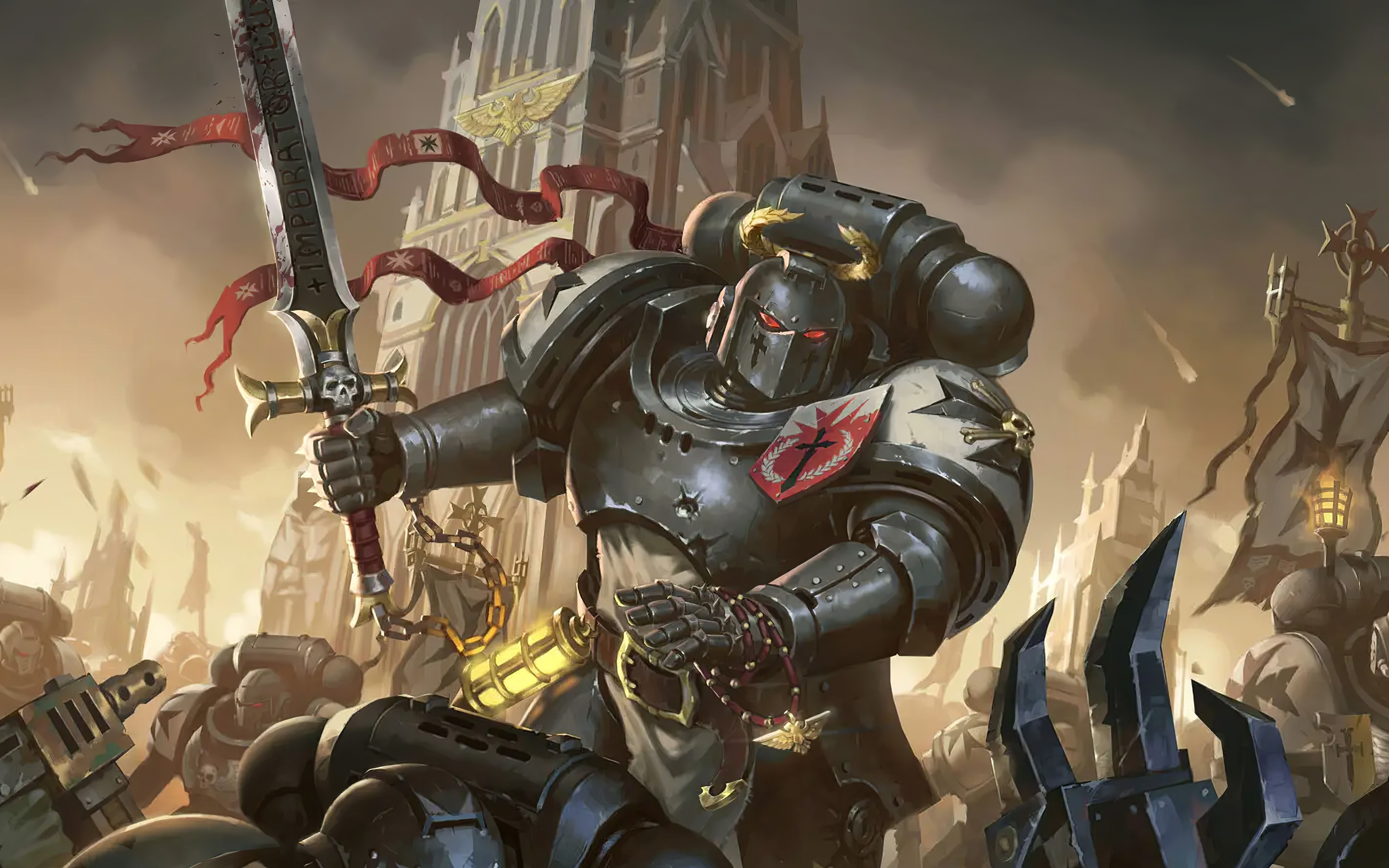 【战锤40k比赛解说】6族大混战,mvp居然是12个手榴弹小子?