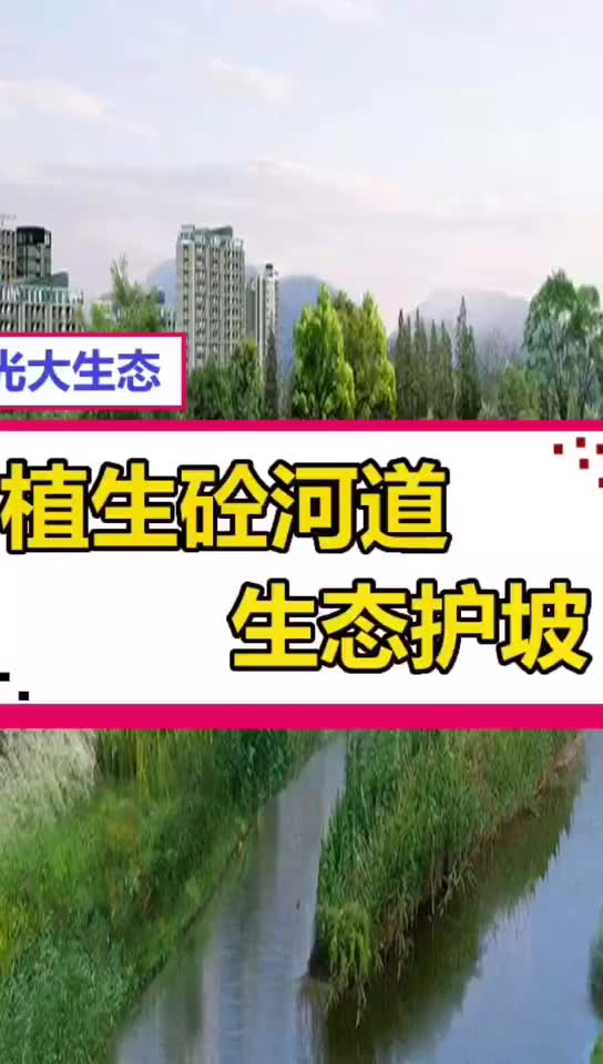 植生生态混凝土护坡,边坡绿化可美化环境,涵养水源,防止水土流失和滑坡,净化空气.哔哩哔哩bilibili