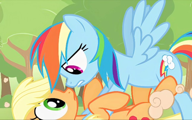 【mlp虹林檎】虹和林檎rainbow dash&apple jack_嗶哩嗶哩_bilibili