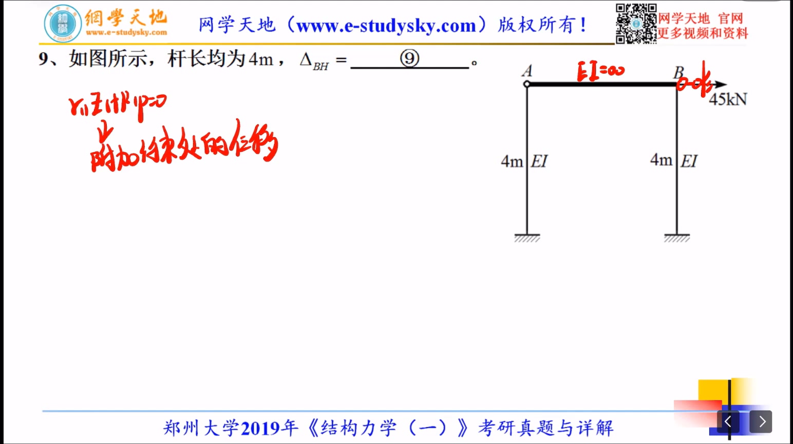 郑州大学840结构力学一971考研真题答案郑大土木工程考研网学天地哔哩哔哩bilibili