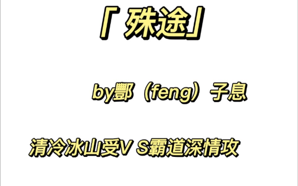 《殊途》酆子息,纯爱,冰山美人vs退役特种兵,双洁,破镜重圆,从校园开始爱情,互宠,冲冲冲!哔哩哔哩bilibili