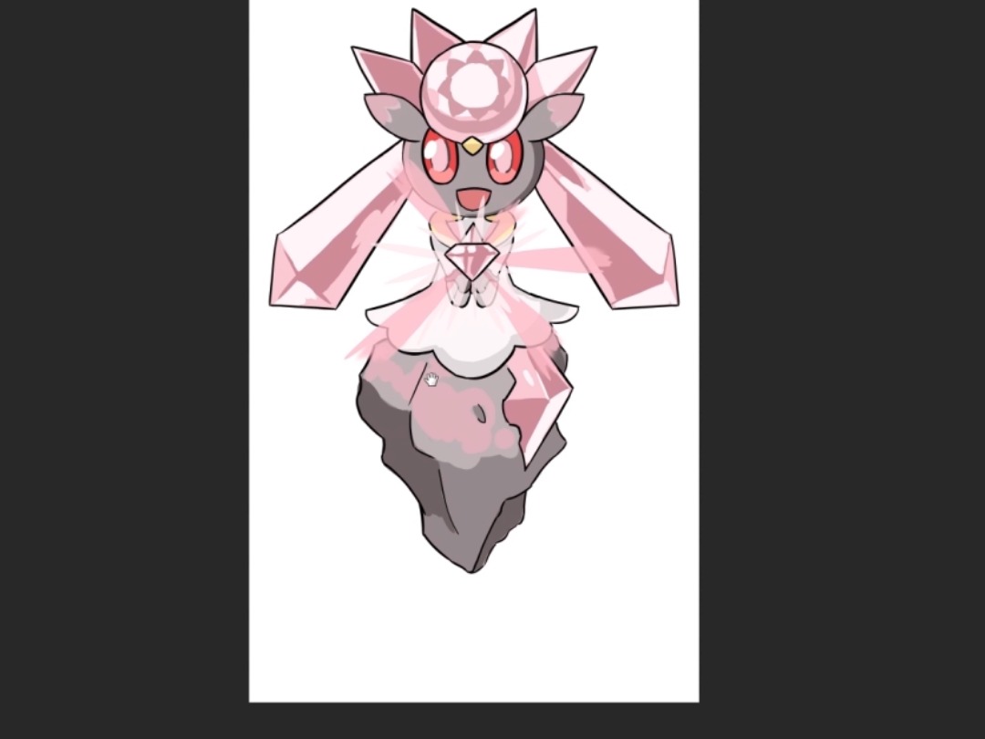 板繪寶可夢 蒂安希