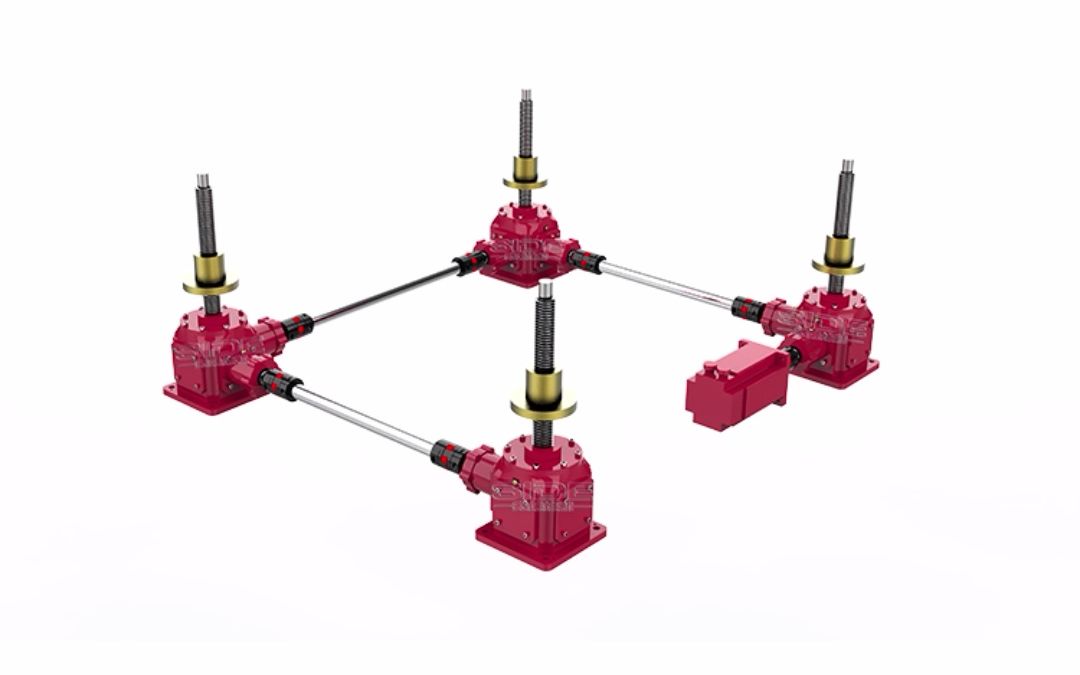 snl丝杆升降机 电动高速锥齿轮升降器 多台联动升降台