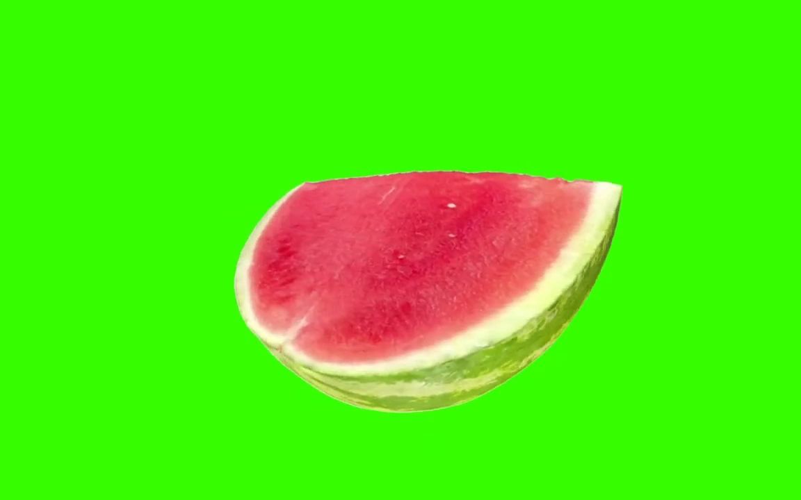 绿幕视频素材西瓜_哔哩哔哩_bilibili