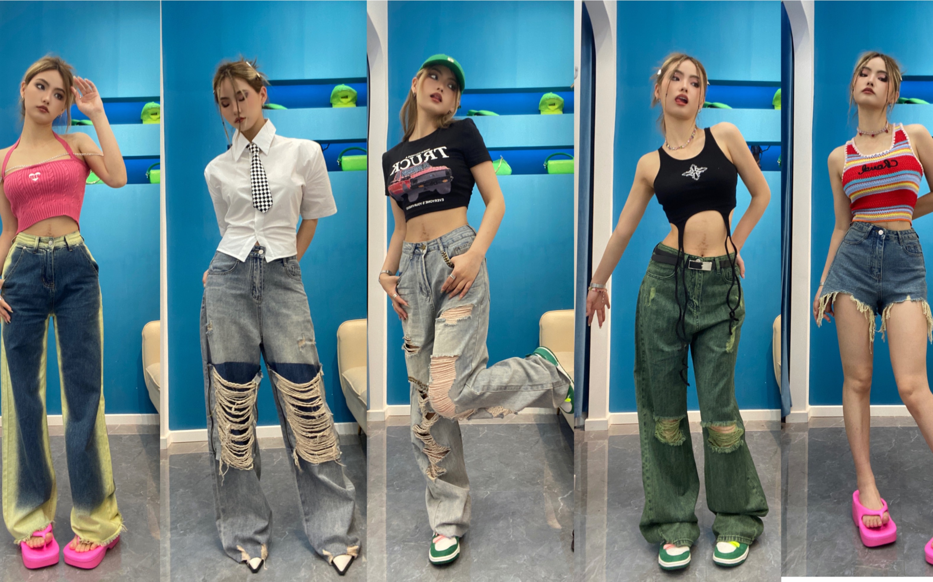 159/101斤|小个子女生5套千禧辣妹穿搭_哔哩哔哩_bilibili