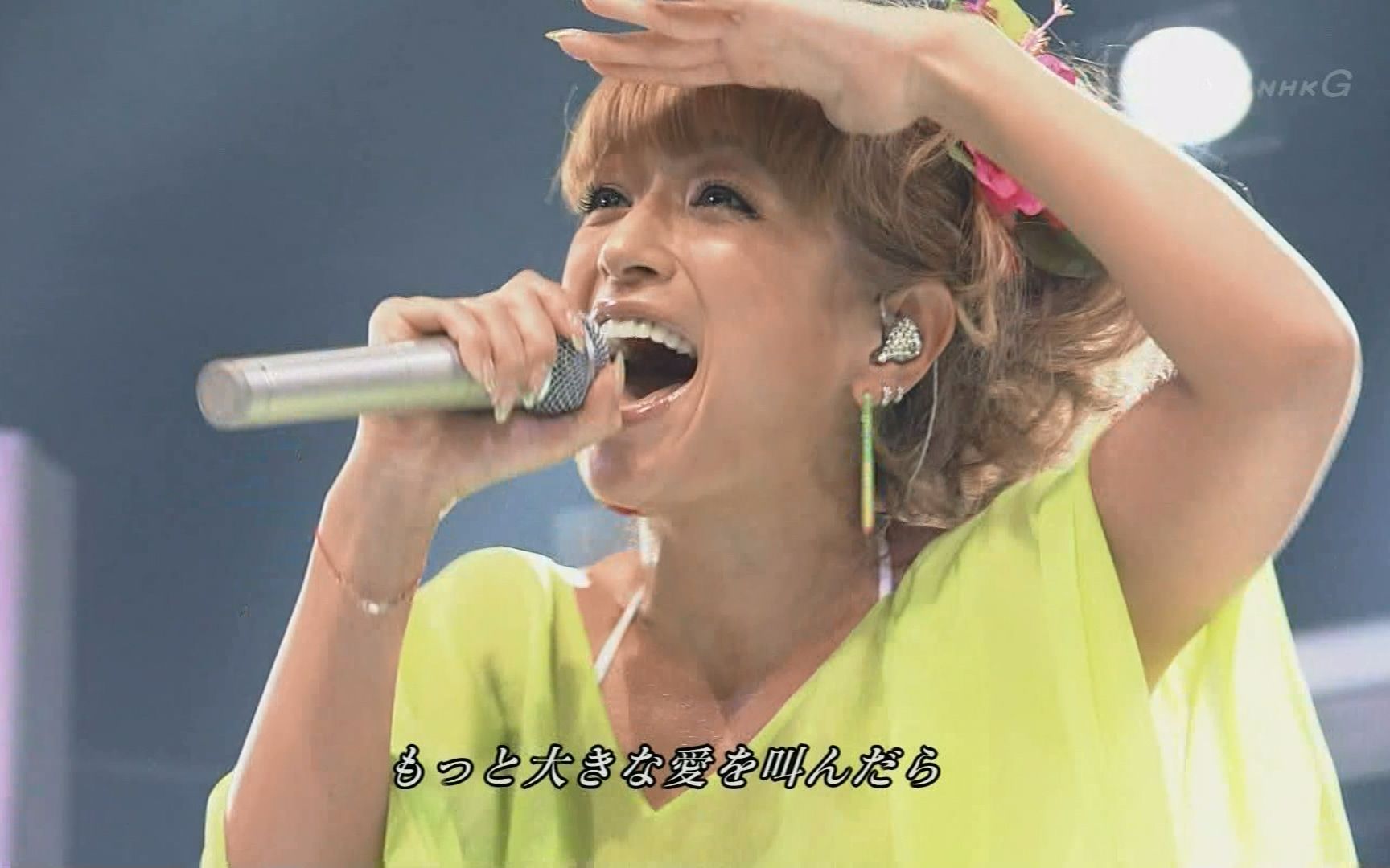 [图]滨崎步 - Sunrise～LOVE is ALL～ 高清现场Live (Music Japan 2009.08.09)