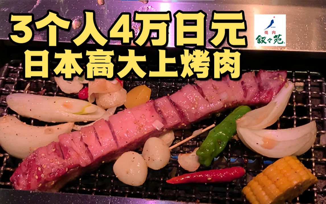 高大上日本烤肉「叙叙苑」探店 | 艺人Vtuber聚会圣地 |日本美食哔哩哔哩bilibili