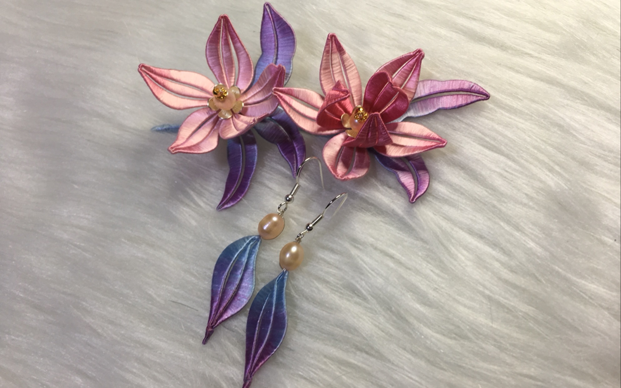 缠花之三瓣花缠法