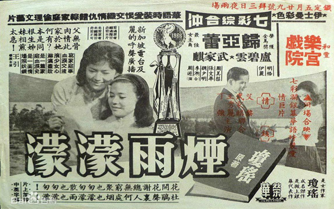 [图]1965年归亚蕾版《烟雨濛濛》雪姨闹事以及被关小黑屋