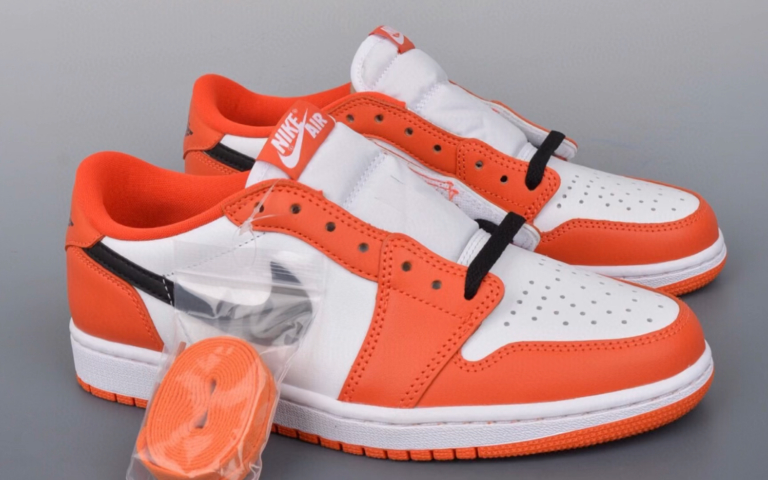 乔丹air jordan 1 low shattered backboard 扣碎篮板白橙低帮篮球鞋