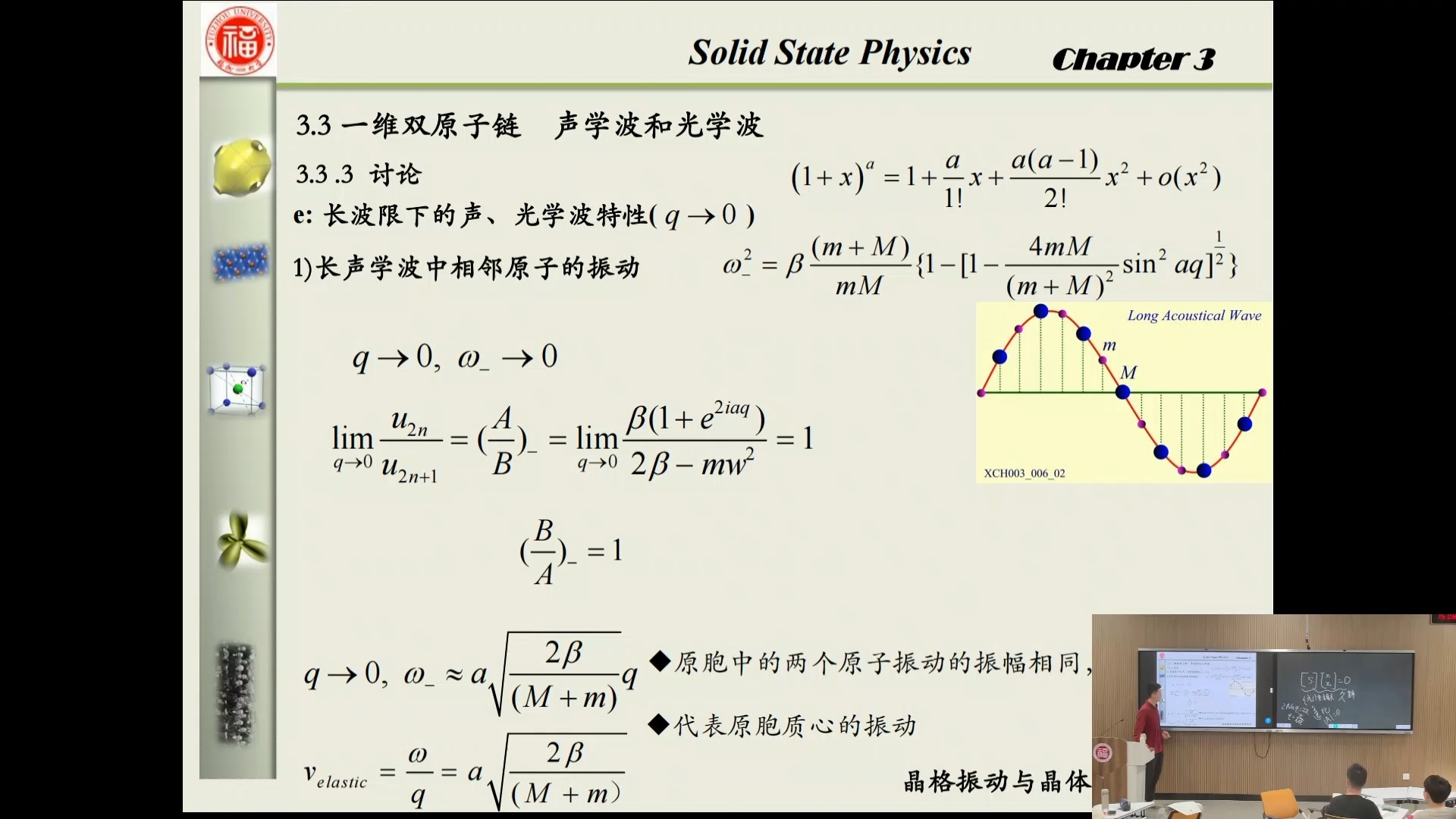 固体物理学,晶格振动,一维双原子链,下半部分哔哩哔哩bilibili