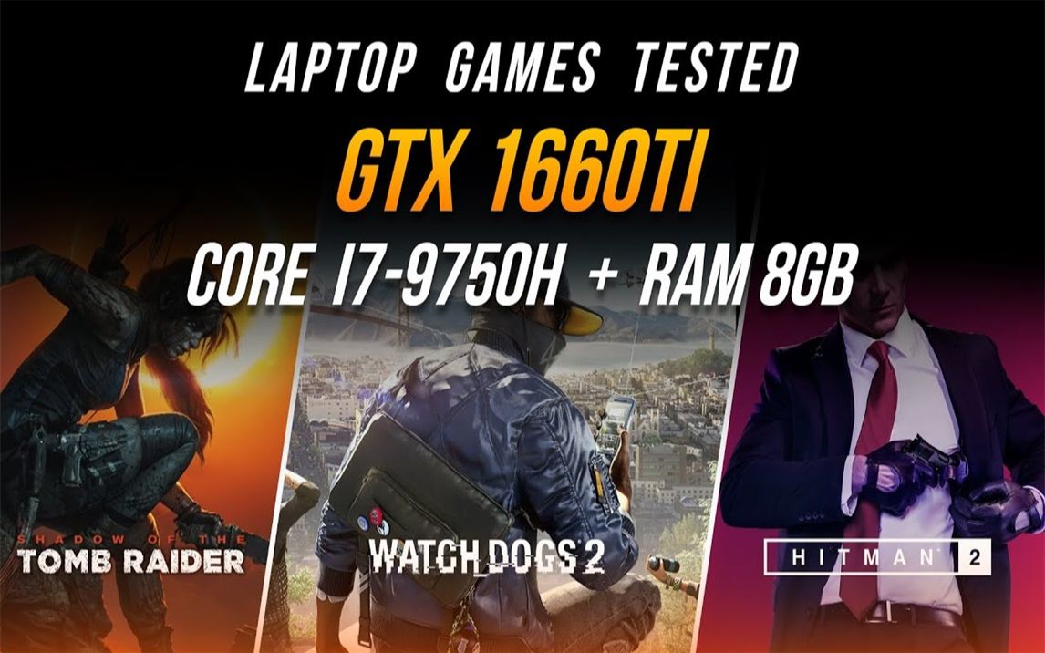 GTX 1660Ti(移动端) + i79750H+1x8G 笔记本移动端性能测试 1080P 60帧视频哔哩哔哩bilibili