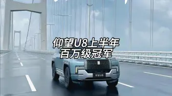 Descargar video: #汽车 比亚迪仰望U8拿下上半年百万级豪车排行榜销冠，赛道刷圈速测试尾速达到208公里每小时，排名第一。#比亚迪 #仰望U8