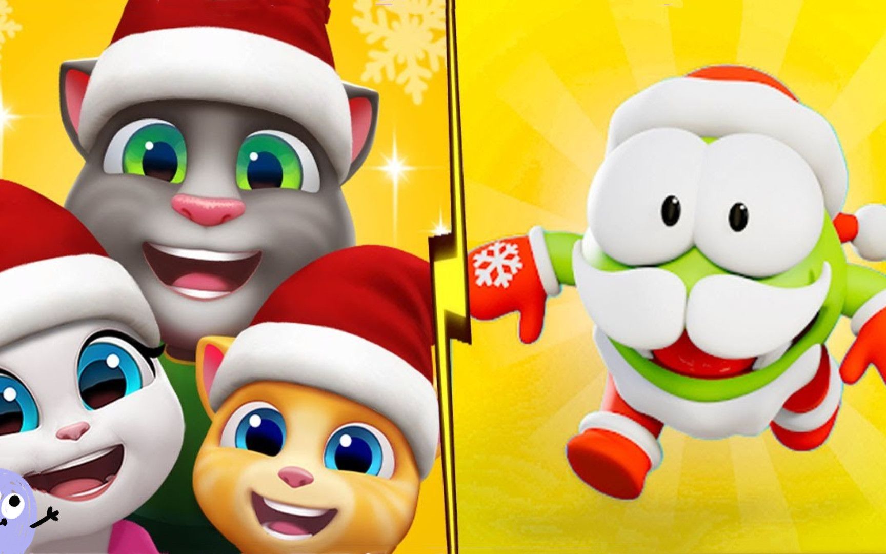 汤姆猫跑酷游戏 汤姆猫家族圣诞节收到了奇怪的礼物