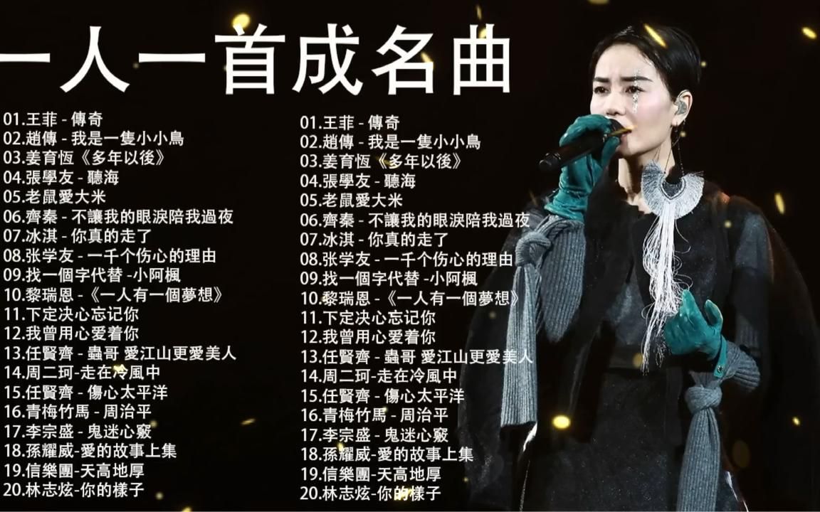 [图]第47期｜经典老歌成名曲【张宇，苏芮，巫启贤，王杰，童安格】