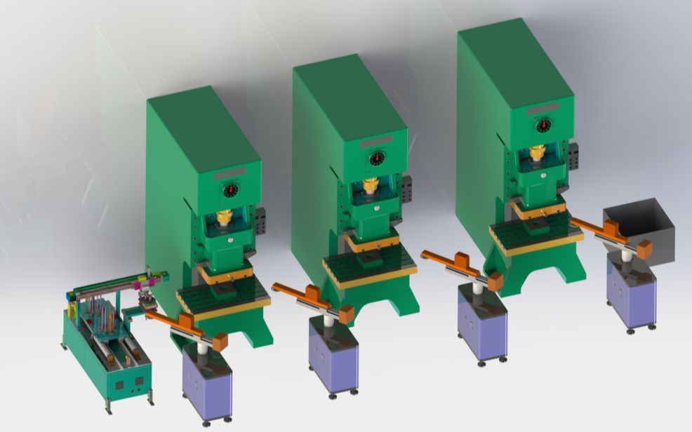 制动器冲压成型自动线·四轴多工位送料机械手