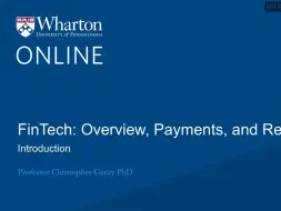 Descargar video: 沃顿商学院《金融科技（加密货币/区块链/AI）|wharton-fintech》（中英字幕）