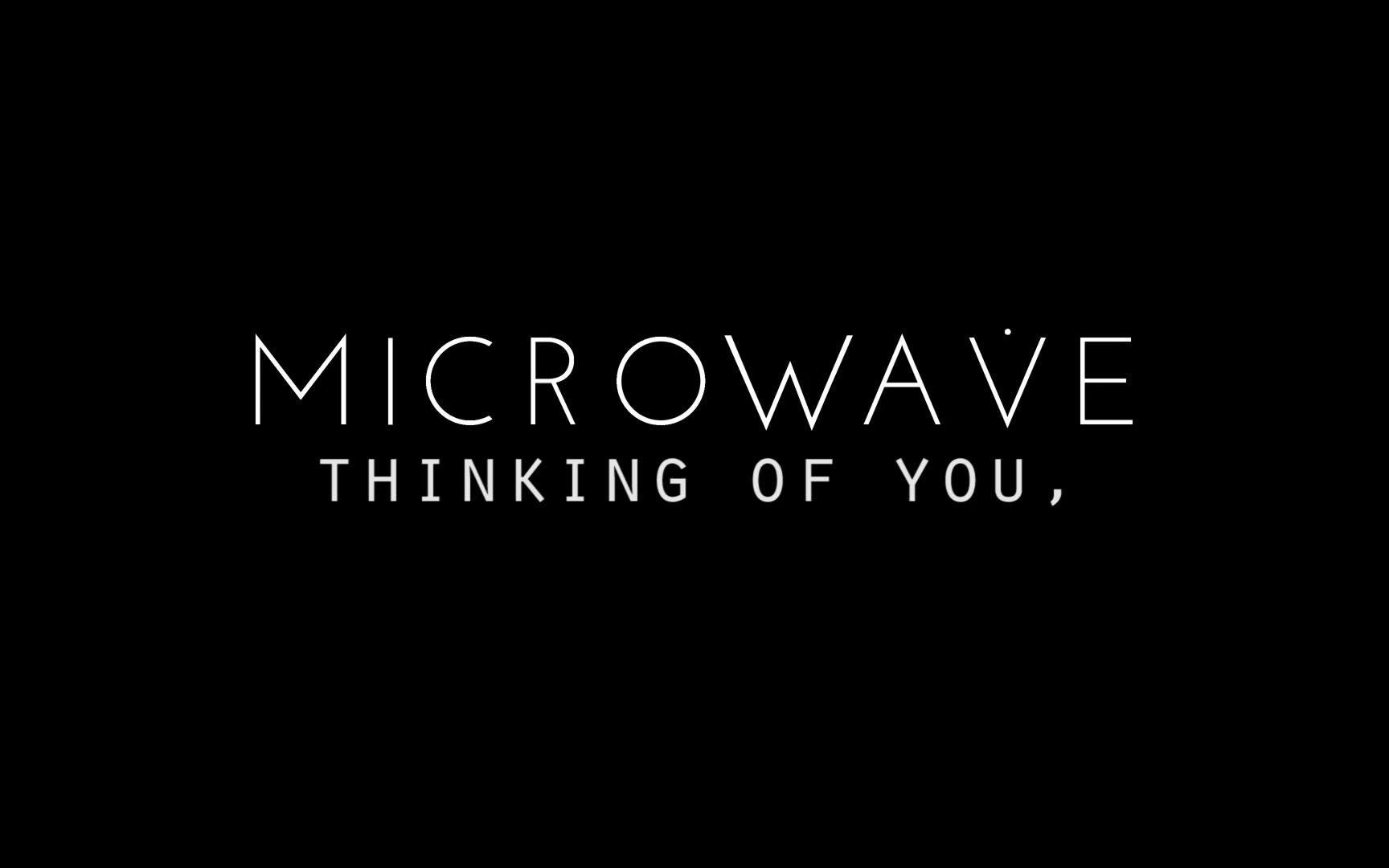 [图]Microwave - Thinking of you, (Music Video)