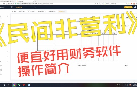 [图]民间非营利组织便宜好用的财务软件操作简介