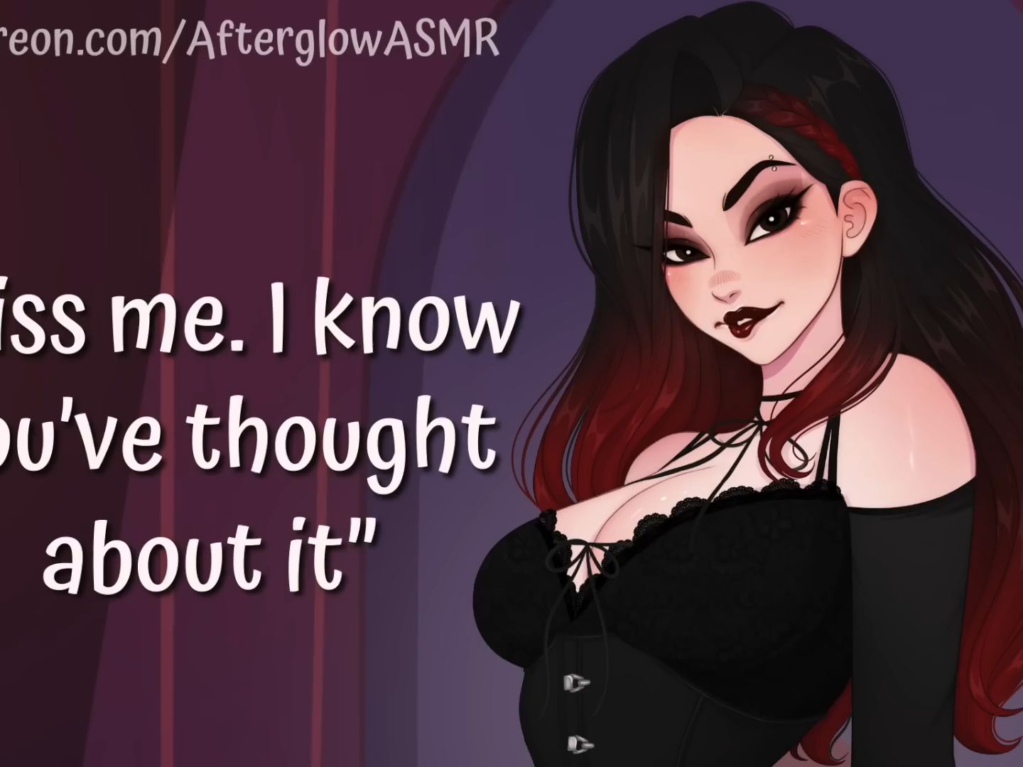 asmr | your little sisters goth babysitter makes you nervous