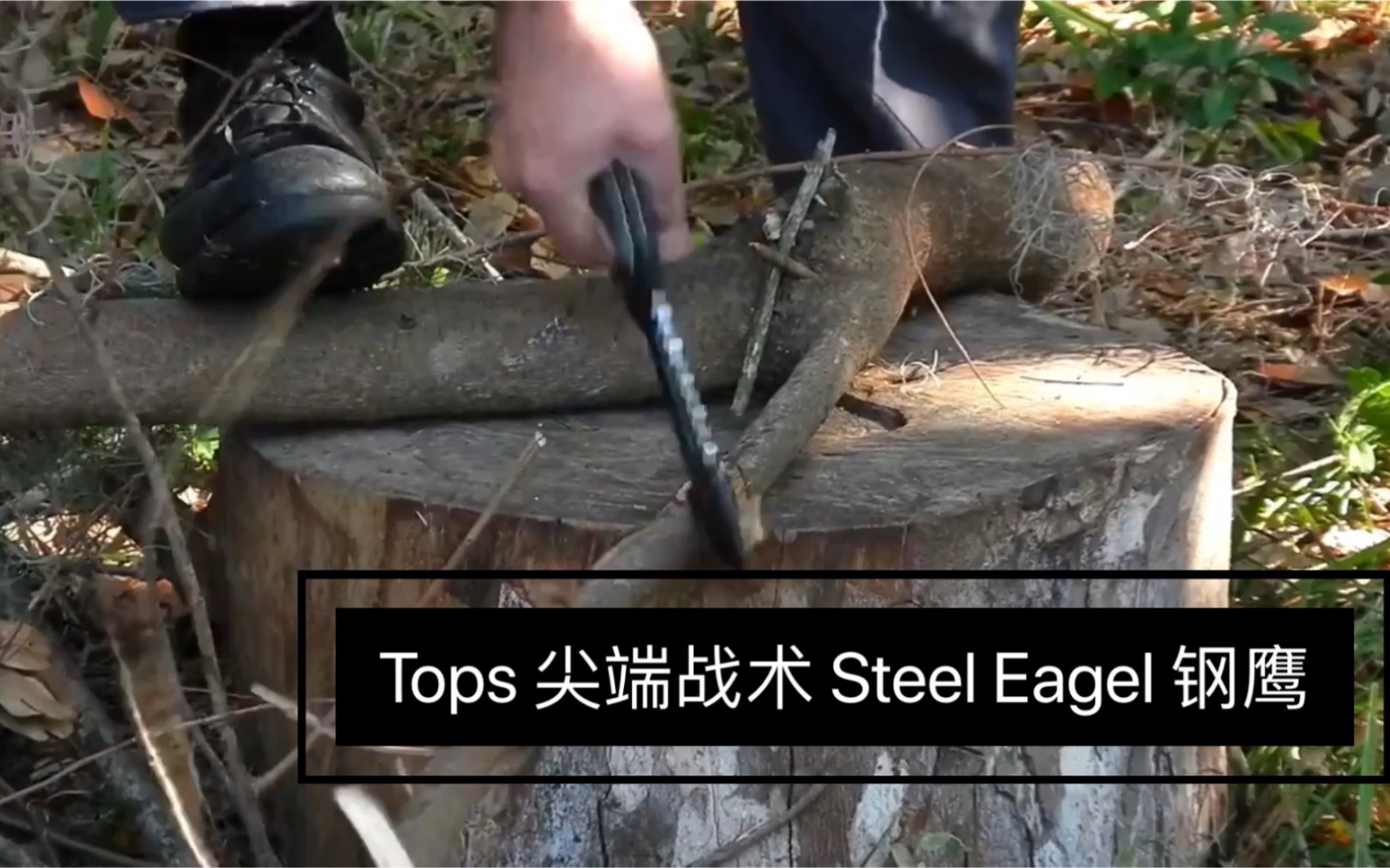 Tops 尖端战术 Steel Eagel 钢鹰系列战术刀 户外丛林刀 使用评测 三角洲部队选配装备哔哩哔哩bilibili