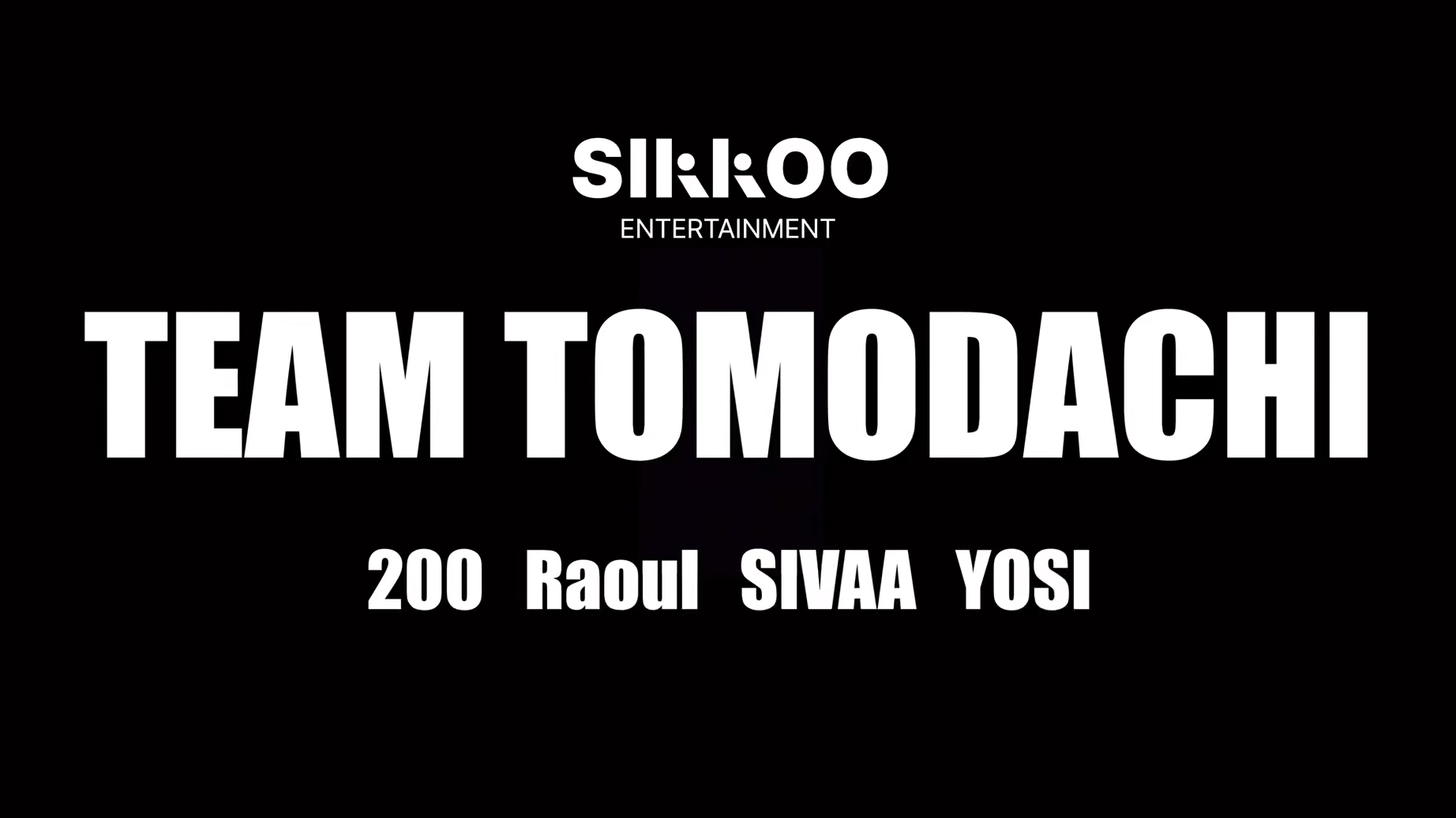 チーム友达|TEAMTOMODACHI(KRRemix)200,Raoul,SIVAA,YOSI(MusicVideo)哔哩哔哩bilibili